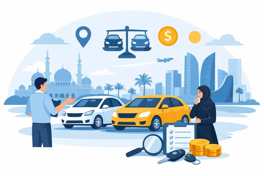 أرخص تأجير سيارات في أبوظبي - كيف تختار صح